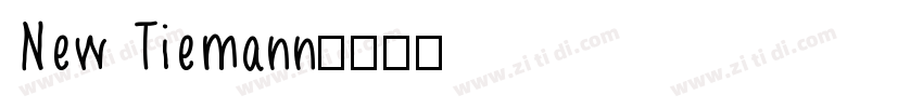 New Tiemann字体转换